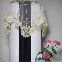Lace air conditioning cover cloth Korean embroidery light luxury romantic lace yarn Cabinet machine fabric vertical universal yarn start not take