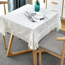 Mediterranean exotic sequin embroidery cloth tablecloth double fabric atmospheric luxury tablecloth western Square