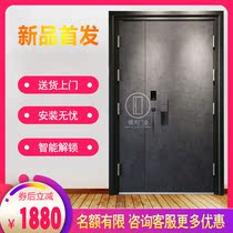 New Product Promotion Class A Security Door Steel Safety Door Intelligent Fingerprint Lock Entry Door Standard Mother Door Middle Door