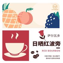 2021 season El Salvador Pioneer Manor Red Bourbon Sunshine Roasted Coffee Beans 227g