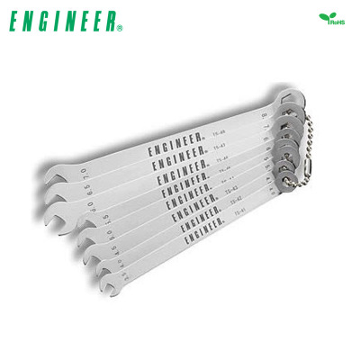 Japan ENGINEER ENGINEER Meijia Open Wrench Set TS-04 8-piece Lightweight Set 1 5mm Thick