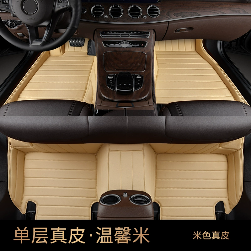 Thảm lót sàn ô tô da thật một lớp bao quanh toàn bộ Mercedes-Benz E300L E260L C260L C200L GLA GLC260 thảm lót sàn ford escape 