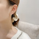 Leaf zircon earrings 2022 new trendy temperament fashion all-match earrings personality niche design earrings women