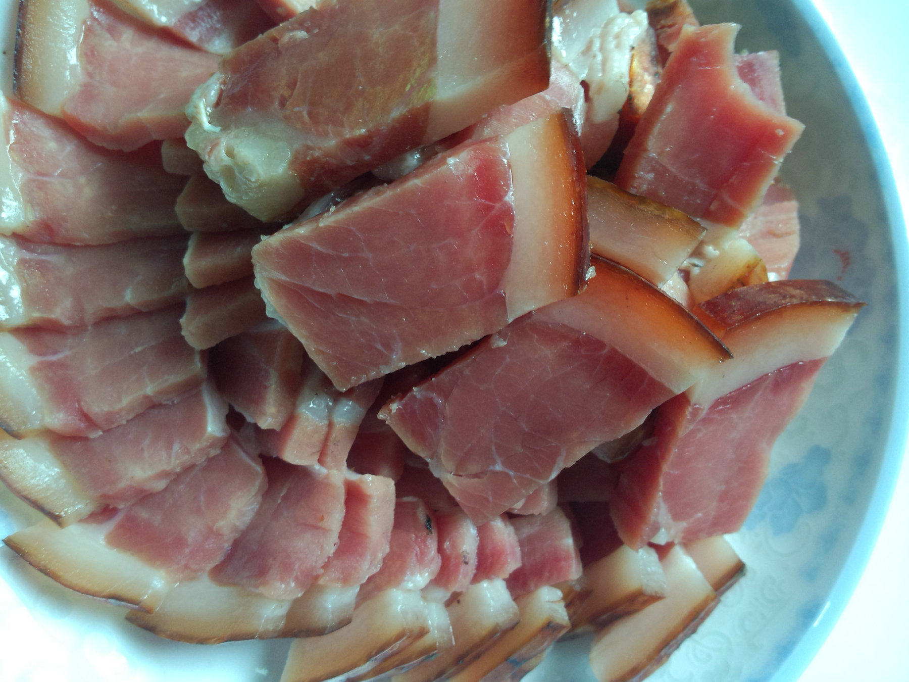 Jiangxi Tesan Anfu Ham Countryside Farmhouse Smoked Ham Vacuum Packed 500g Fire leg meat