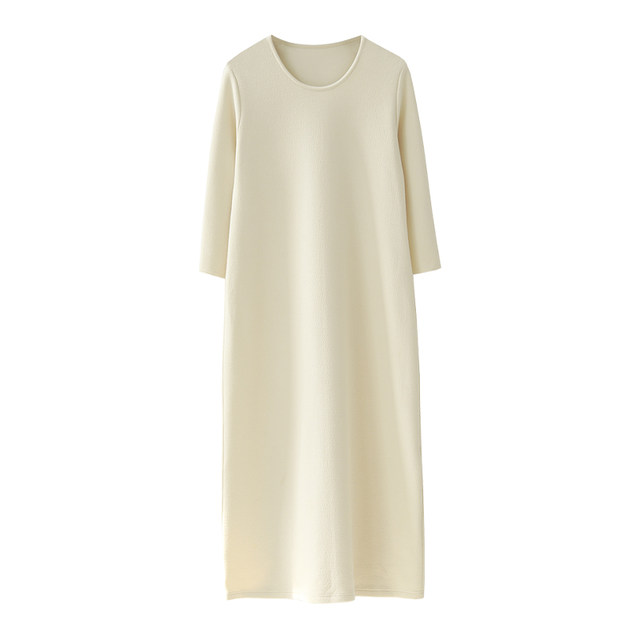 Ma Lin 2024 ພາກຮຽນ spring ແລະດູໃບໄມ້ລົ່ນແບບຝຣັ່ງແບບຊັ້ນອາກາດອ່ອນໂຄງສ້າງ U-shaped collar elegant casual slim dress