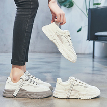 Hong Kong Tide brand small white shoes women 2021 New Wild sports casual shoes women sailing shoes thick soled ins board shoes