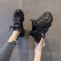 Hong Kong Tide brand net red father shoes female ins tide 2020 Autumn and Winter new ladies Joker thick soled sports casual shoes