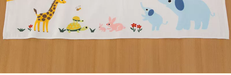 Infield accoteto bông gạc hoạt hình trẻ em khăn tắm khăn mặt 3 mảnh kết hợp khăn em bé - Khăn tắm / áo choàng tắm