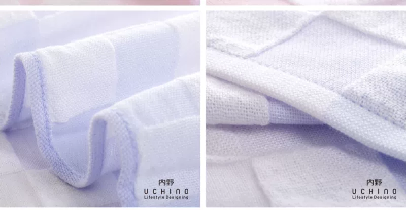 UCHINO Ueno Nhật Bản chất lượng cotton đôi gạc khăn tắm người lớn tắm thấm khăn lớn đôi nhà - Khăn tắm / áo choàng tắm