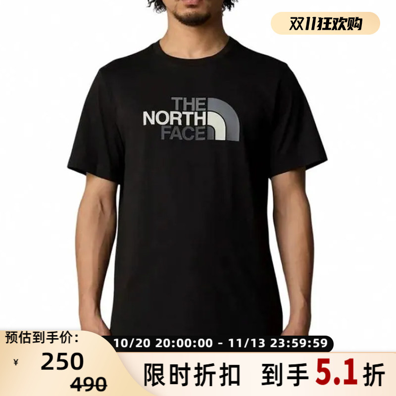 The North Face Men's Logo Letter Crew Neck Short Sleeve T-Shirt, Silver City Department Store 300217 The North Face Men's Logo Letter Crew Neck Short Sleeve T-Shirt, Silver City Department Store 300217