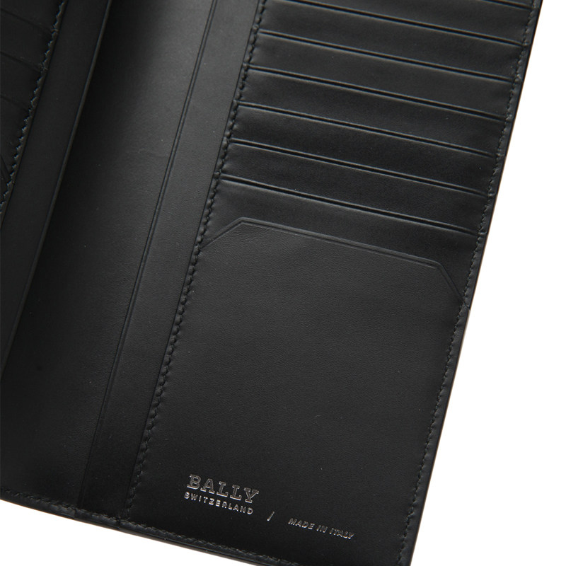 бумажник bally/巴利 纯色牛皮男士长款钱包