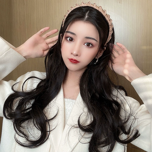 Съемный ободок, парик, волнистый модный кудрявый шлем