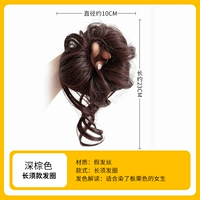 Круг с длинной бородой (темно -коричневый)