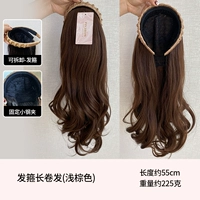 Кудрявый коричневый ободок