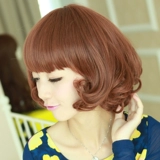 品秀 Демисезонный парик, кудрявая милая челка, придает объем