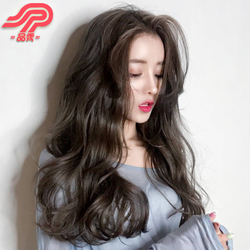 Wig Women S Long Curly Hair Big Wave Long Hair U Shaped Half