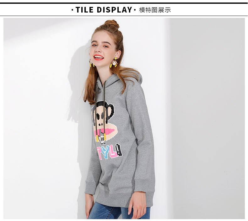 Sweatshirt femme PAUL SINGE FRANC GRANDE BOUCHE - Ref 3216627 Image 43