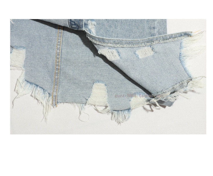 Tang Yi với chân váy denim nữ mùa hè 2019 mới denim không đều váy xẻ eo cao bất đối xứng - Váy chân váy len dài