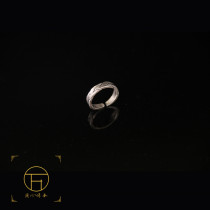 Wan Bao De original handmade ring couple ring gold ring ancient method gold and silver ring