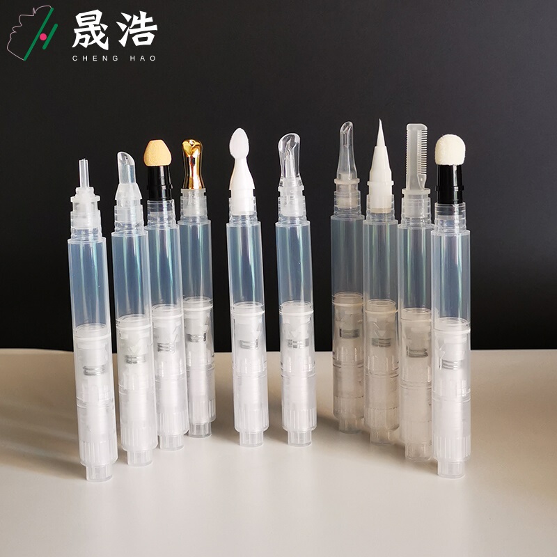 Round 3ml Lip Gloss Teeth Whitening Pen Nail Polish Foundation Liquid Concealer Refillable Bottle Sleep Gel Foundation Liquid Bottle
