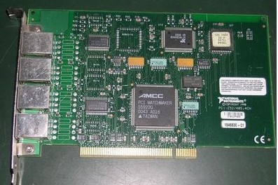Disassembly original American NI PCI-232 485 4CH physical map