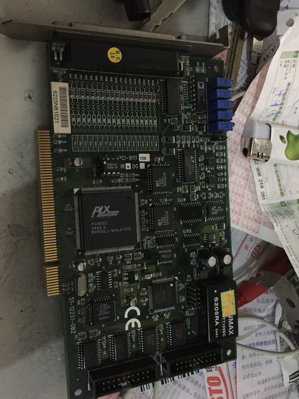 Dismantling machine Ling Hua multifunctional data acquisition card PCI-9111HR PCI 9111 DG