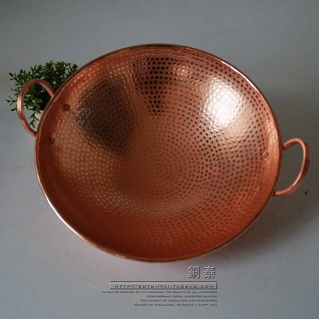 Thick Pure Copper Pan Western Food Steak Frying Pan French Red Copper  Frying Pan Can Be Customized Flat Bottom Copper Pot - AliExpress