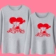 Giấy chứng nhận đăng ký kết hôn mới hình ảnh cặp đôi quần áo cotton có thể thêm tên cộng với hình ảnh áo sơ mi dài tay chạm đáy