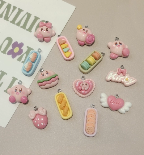 Глянцевая смола подвеска милая ди ...