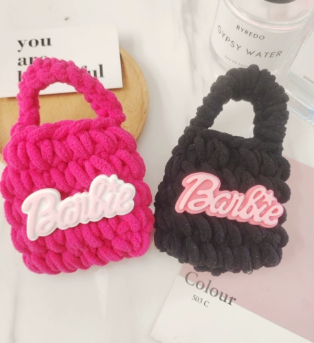 Мультяшные зимние наушники, трикотажная небольшая сумка, аксессуар ручной работы, подарок на день рождения