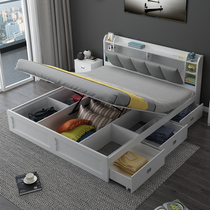 High pressure over the box bed home storage tatami bedroom minimalist modern bed in the master bedroom 1 8 meters double ↑ meters 5 bed