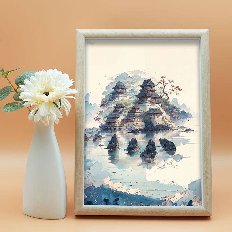 Diamond Painting with the Teacher's Surname, It Looks Like a Painting from a Distance but Like a Letter When Viewed up Close, a Desktop Display, Handmade Gift for Teacher's Day
