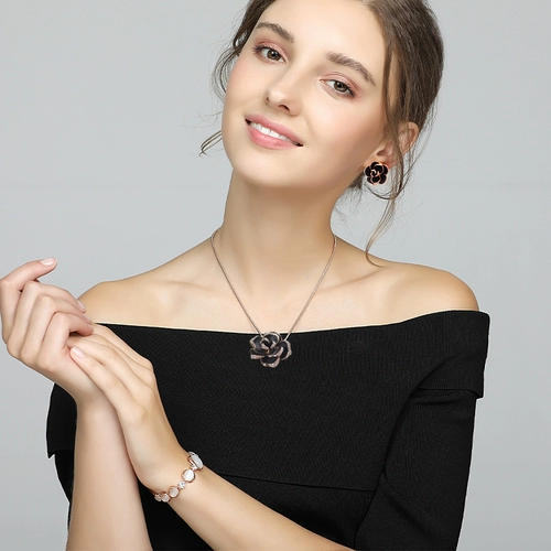 Ожерелье из кварца, цепочка до ключиц на день Святого Валентина, в корейском стиле, подарок на день рождения