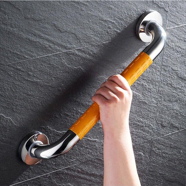 Stainless steel armrests toilet Toilet Makeup Room Seniors Physically And Mentally Handicapped People Seniors Non-slip Bathroom Safety Residual Bathroom cylinder armrests