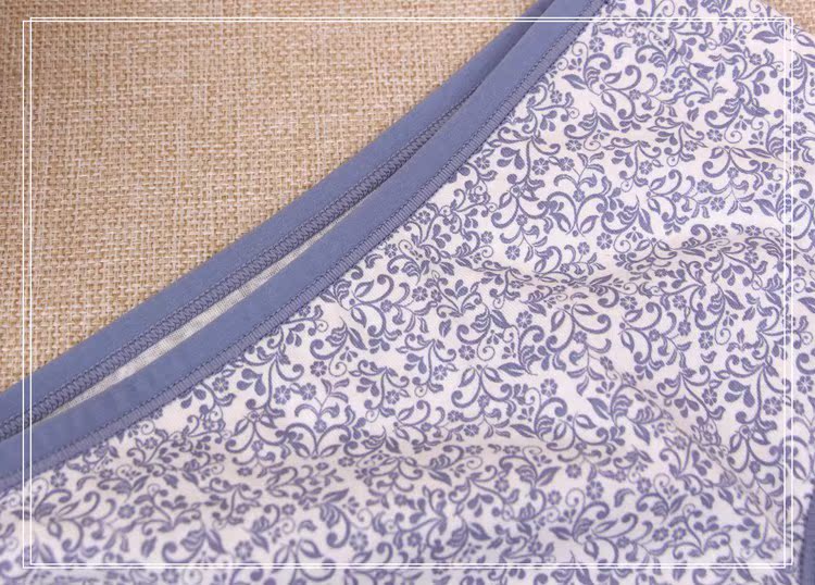 2018 mới quần bướm affin nữ 100% cotton mid-eo cotton kích thước lớn rộng thoải mái cotton mẹ thoải mái quần lót đẹp