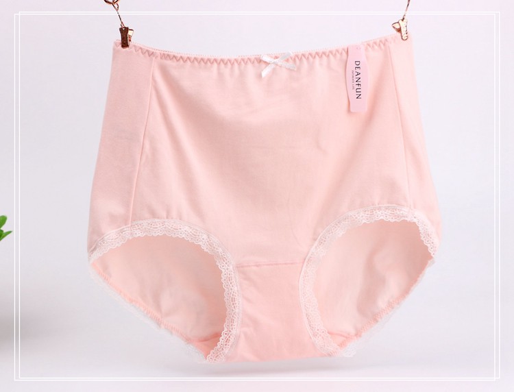 2018 Bướm Anfen quầy xác thực phụ nữ túi cotton hông căng bông kháng khuẩn silicone dầu cao eo đồ lót kích thước lớn quần lót đúc su