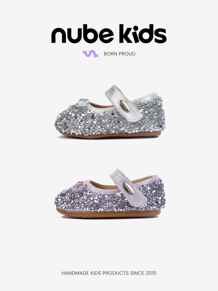 Nubekids British Children's Shoes Baby Princess Shoes New Spring and Autumn Style Ballet Dance Shoes for Girls Aged One Year Old