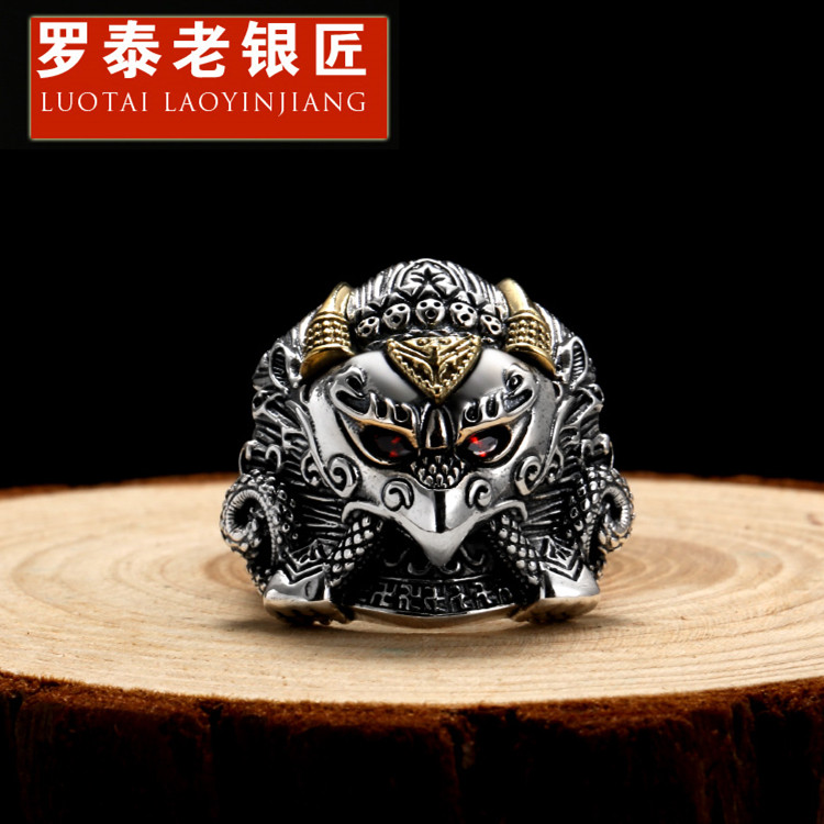 Bague homme       en Argenterie - Ref 3086581 Image 3