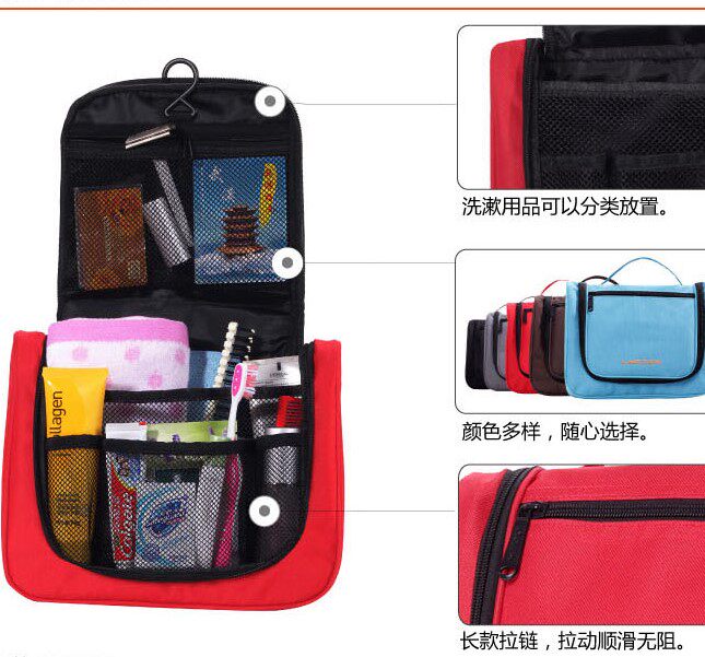 Waterproof wash cosmetic bag Travel travel men and women portable wash bag Large wash bag outdoor out of the common