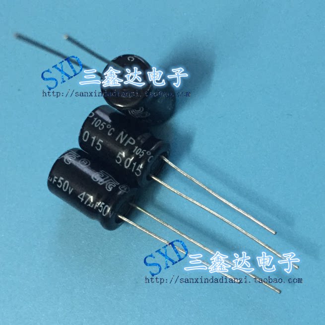 50V47UF 50V47UF 47UF50V brand new Original Standing Endless electrolytic capacitor 8 * 12