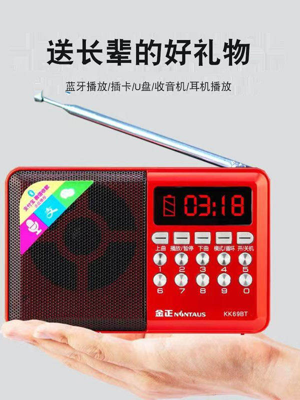 Jinzheng Radio Elderly Mini Audio Card Small Speaker Portable Player Semiconductor Bluetooth