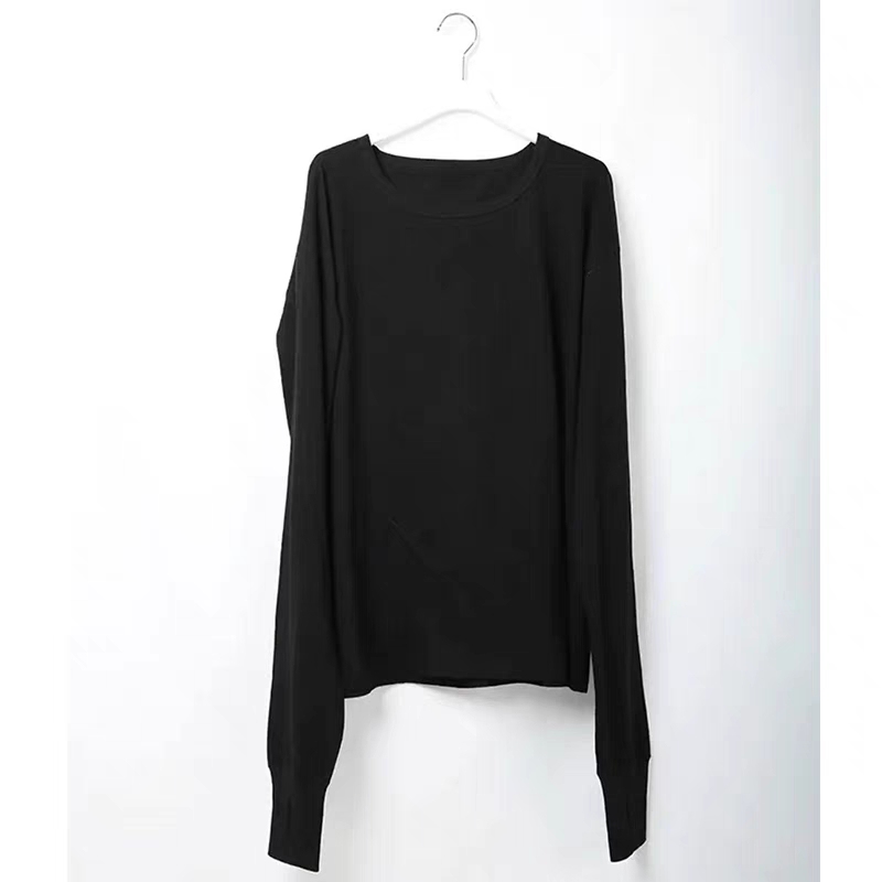 Tang Boss and Sister Jia Ling’S Backatone “Nesting in the Sofa” Series of Relaxed and Soft Long-Sleeved T-Shirts