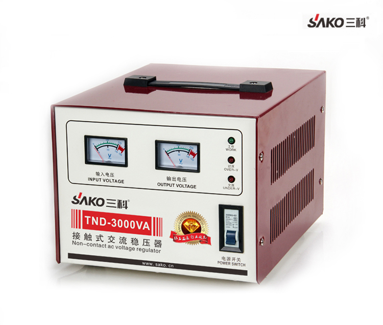 Bộ nguồn ổn định máy tính âm thanh Sanke TND-3000VA 3000W Bộ điều chỉnh điện áp hoàn toàn tự động 220V Bán hàng trực tiếp tại nhà máy
