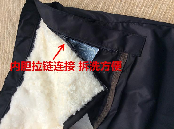 Trung niên quần len dày da một quần len nam và nữ thực sự quần da cừu xử lý giải phóng mặt bằng đặc biệt quần da nam chính hãng