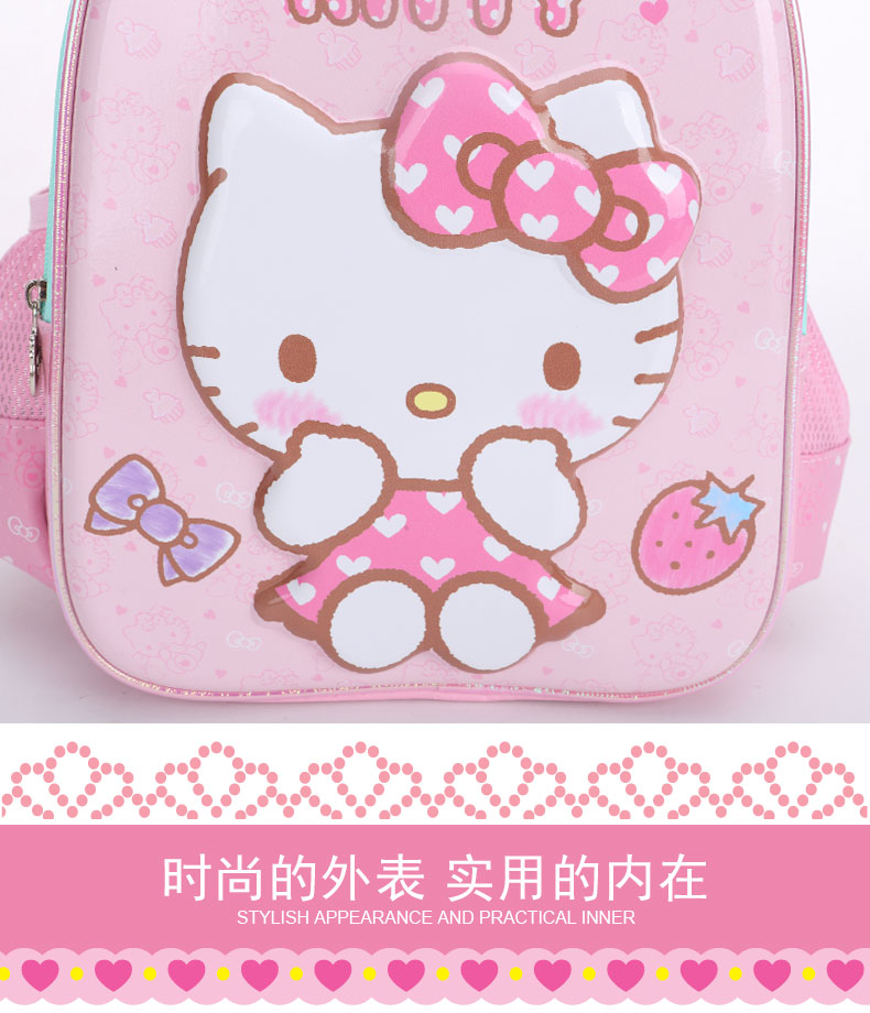 Mới Hello Kitty Học sinh Nữ Cô gái Mẫu giáo Túi nữ Phụ nữ Túi nhỏ Phim hoạt hình Ba lô Phiên bản Hàn Quốc - Túi bé / Ba lô / Hành lý balo tre em