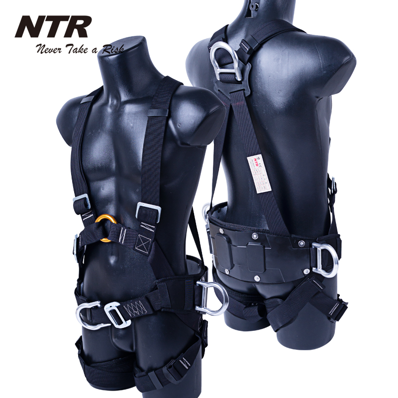 Nettre Wind Power Special Slider Skid Plate Double Back Aerial Work Full Body Seat Belt Outdoor Seat Belt