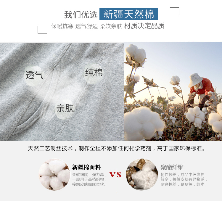 Quần nam AB mùa thu nam mỏng phần giữa và tuổi già quần ấm cotton đơn mảnh ấm len cotton quần quần legging cỡ lớn các loại quần giữ nhiệt