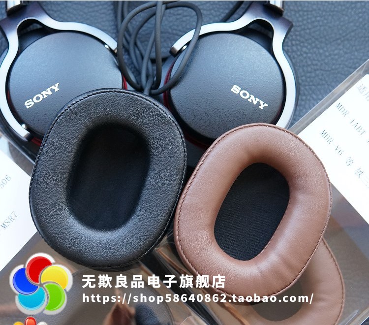 Imported protein leather headphones earcups Ear cotton sponge Sony MDR-1A BT DAC 1R Audio-technica msr7