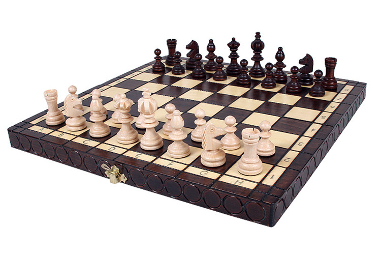 1chess Chess Solid Wood Polish Import Medium Folding Chessboard Quality Chess Furniture Olipike Series