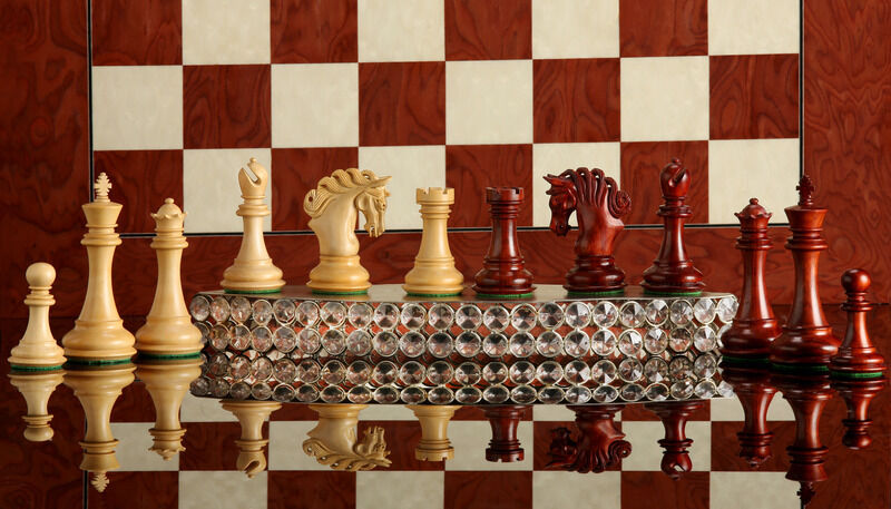 1chess chess large high-end solid wood imported treasures collection ebony Pegasus Pegasus chess pieces